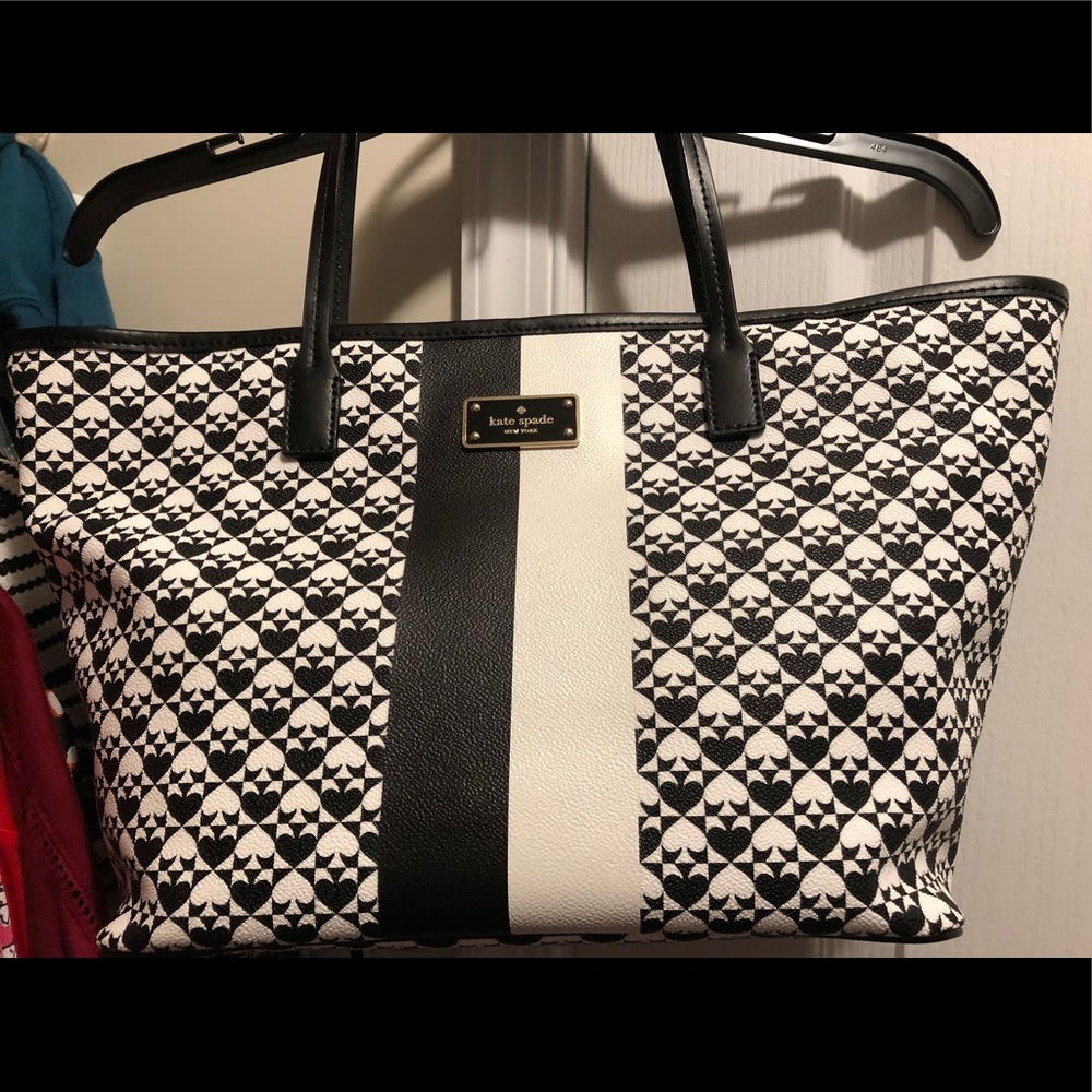 NWT Kate Spade Black and White Small Handbag